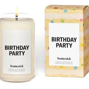 NWT Homesick Candle Birthday Party